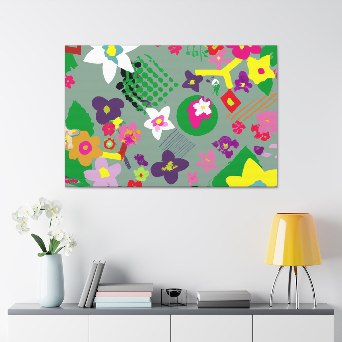 "The Petals of Paradise" - Floral Canvas