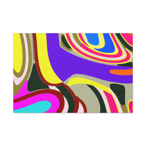 Azure Mist - Abstract - Canvas