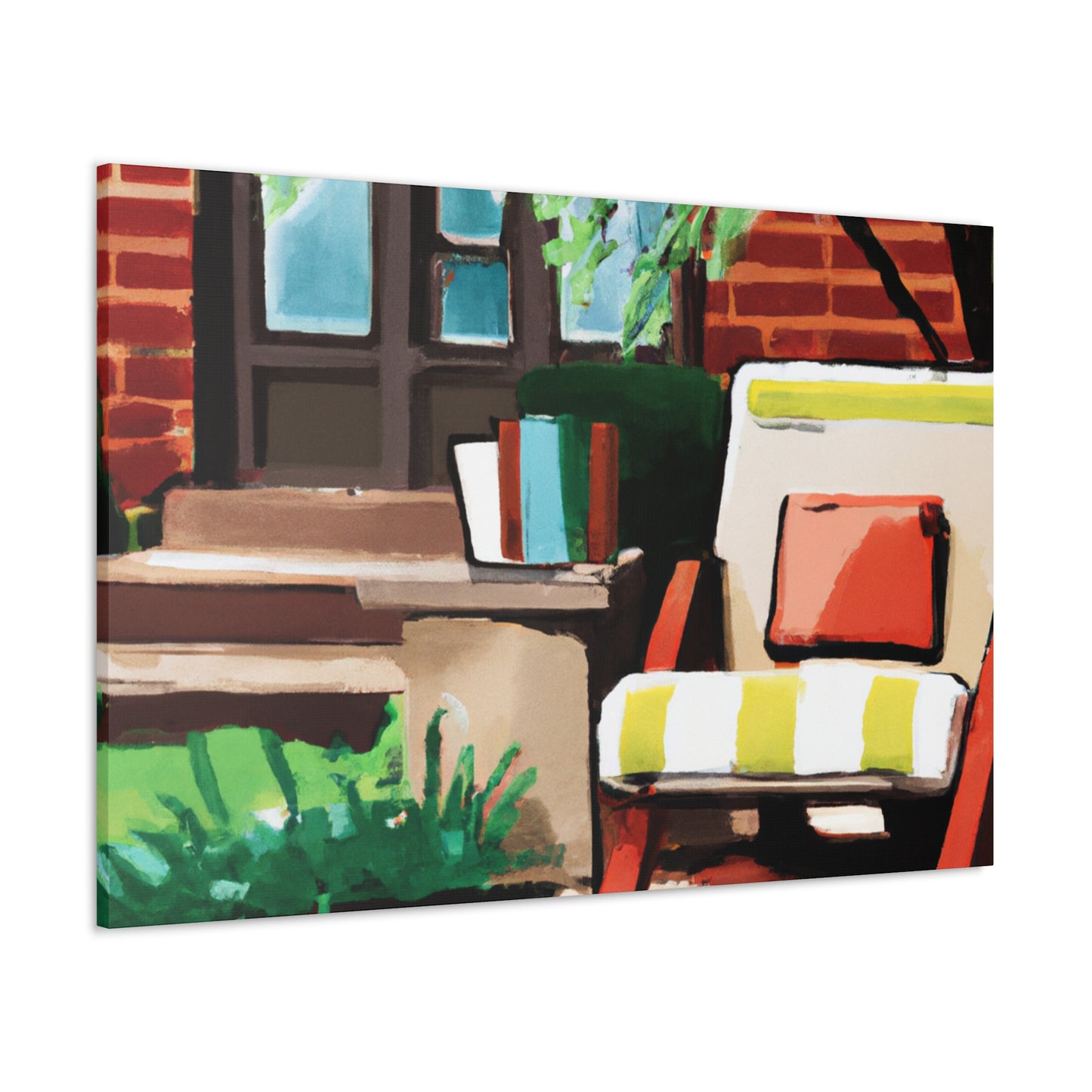"Cheery Bliss- Midcentury" - Canvas