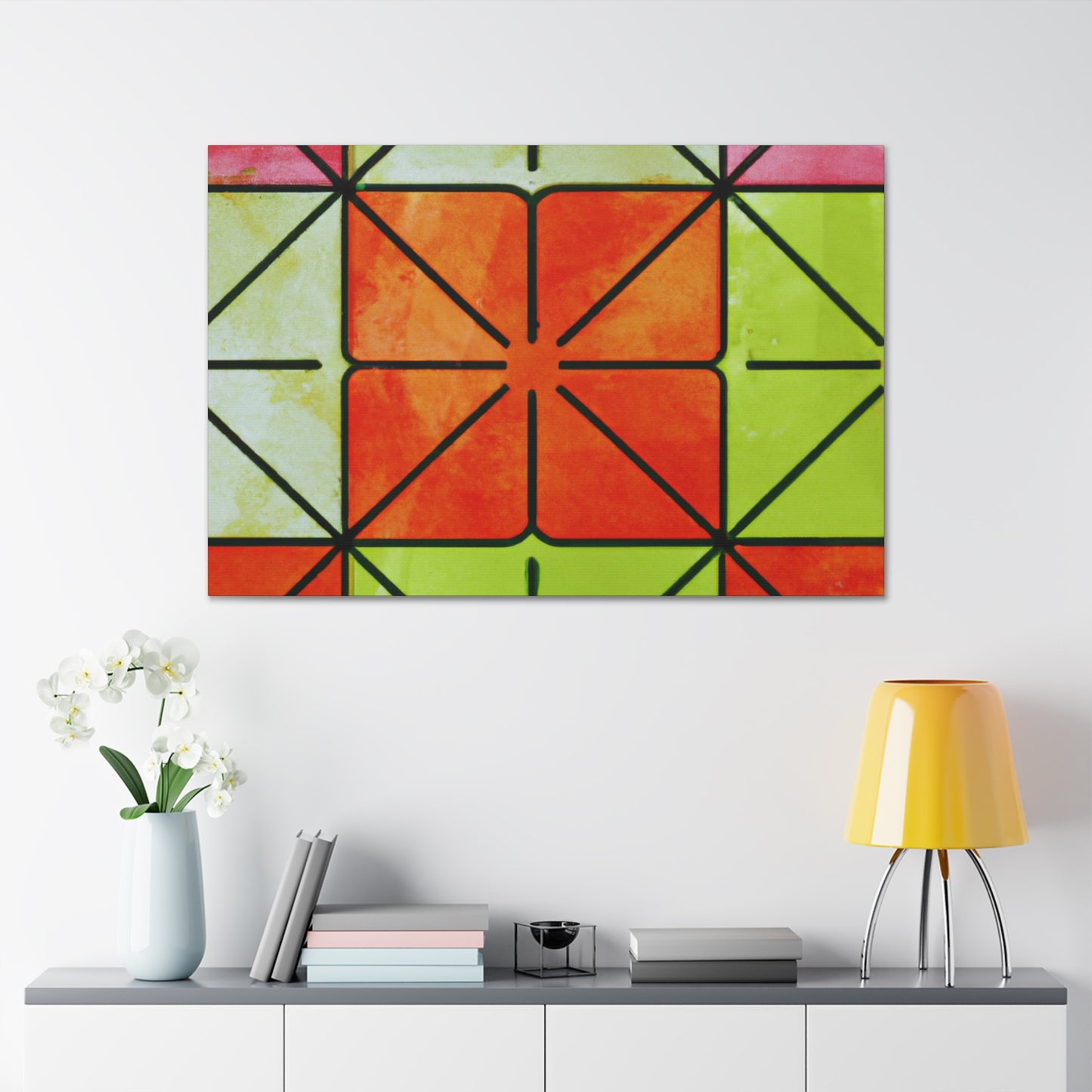 "Wildflower Marathon" - Glass Canvas