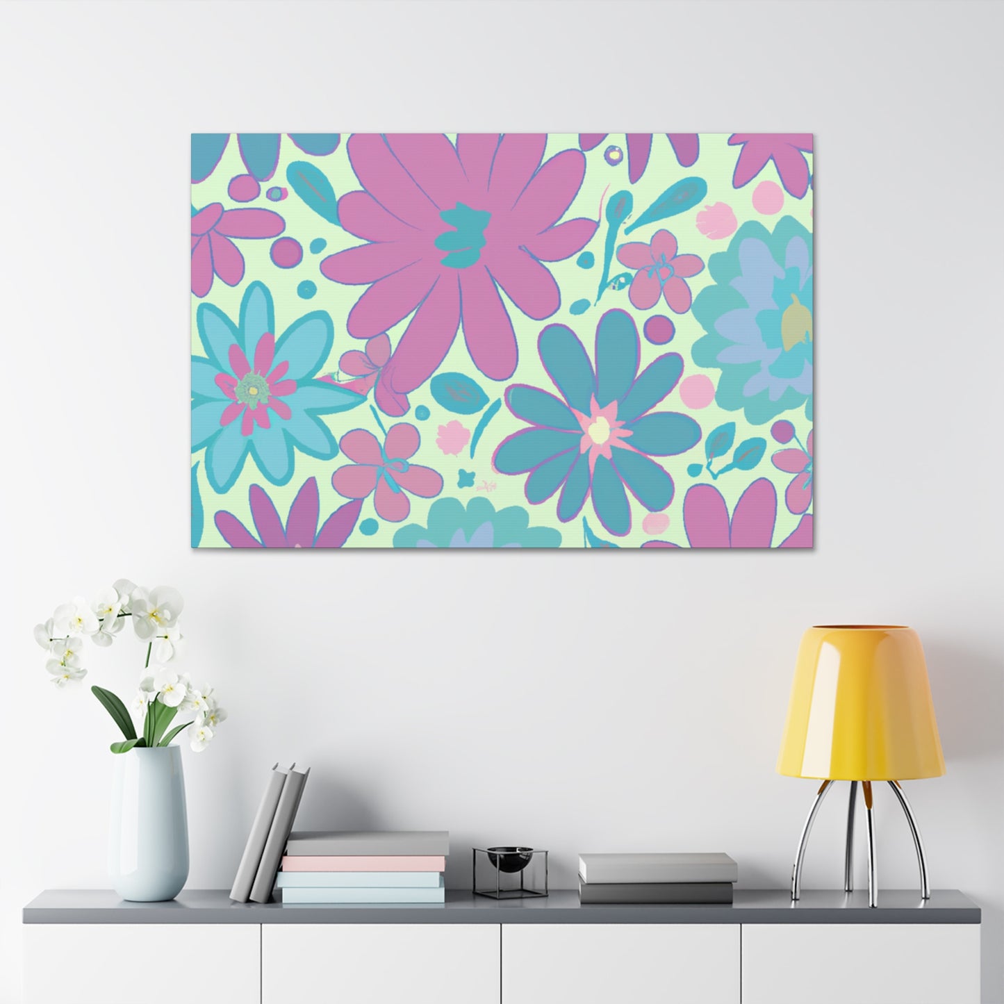 Delightful Daisy - Floral - Canvas