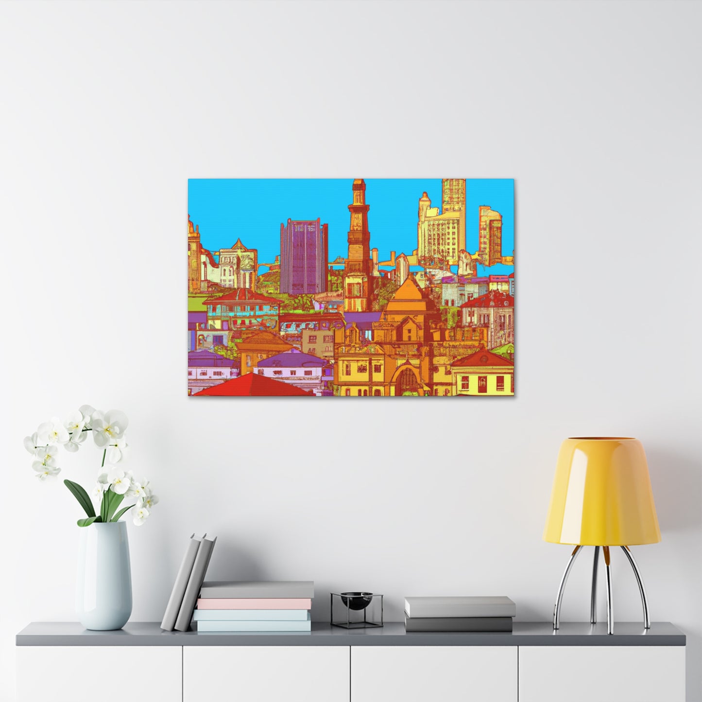 Namaste Delhi - Destination India - Canvas