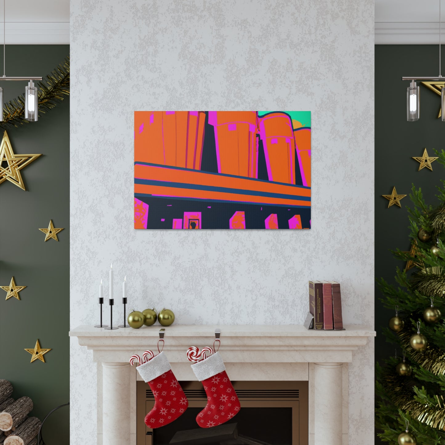 Fantasia's Orange Fifties! - Canvas - Pop Art