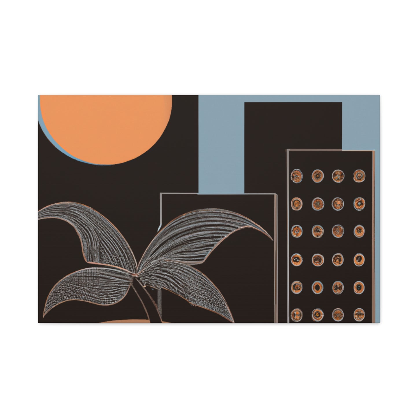 Dark Lovely - Midcentury Canvas