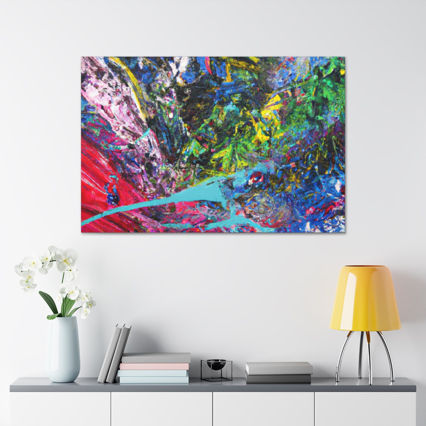 'Happy Family Reunion' - Abstract Canvas