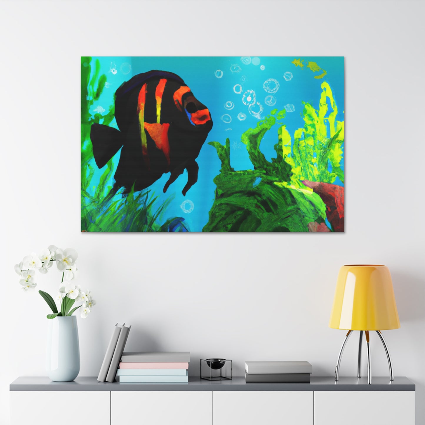 "Crest of the Deep Blue" - Underwater Canvas
