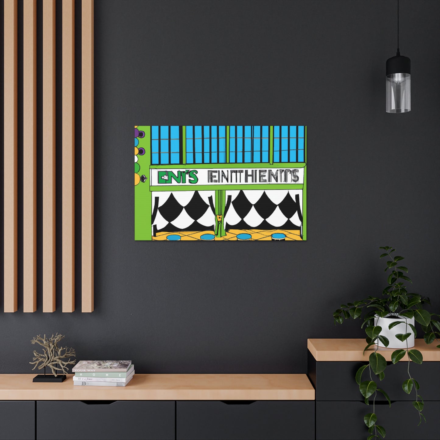 Sock-Hop Stop - Canvas Pop Art