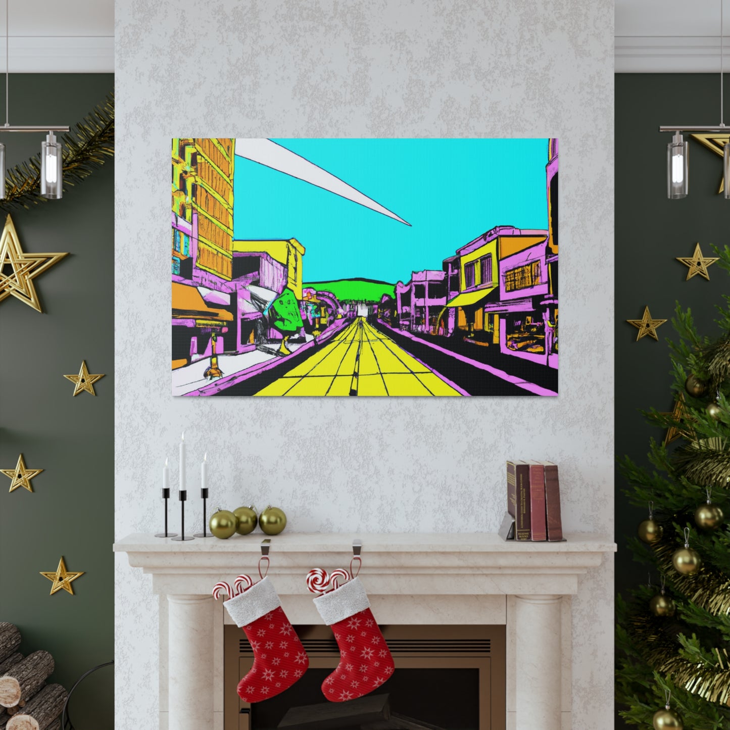 Sunset Blvd - Canvas Pop Art