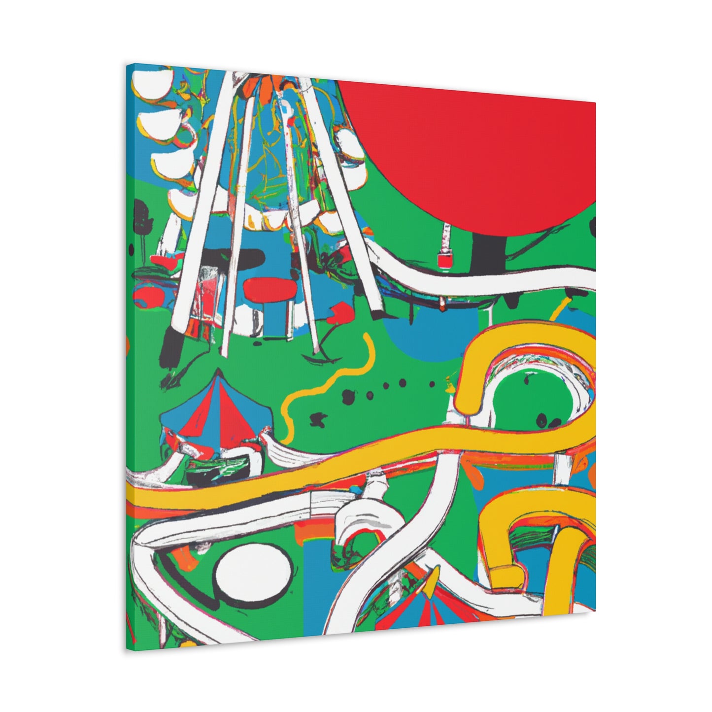 Frosty Frolics - Amusement - Canvas