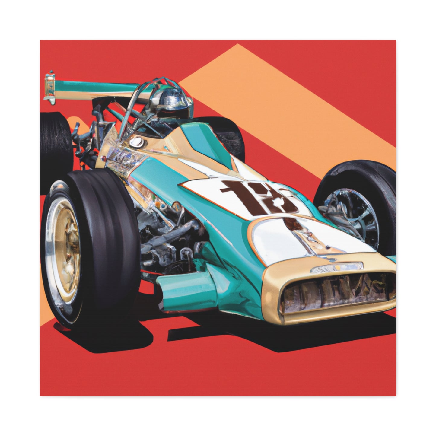 The Road Burner - Automobile - Canvas