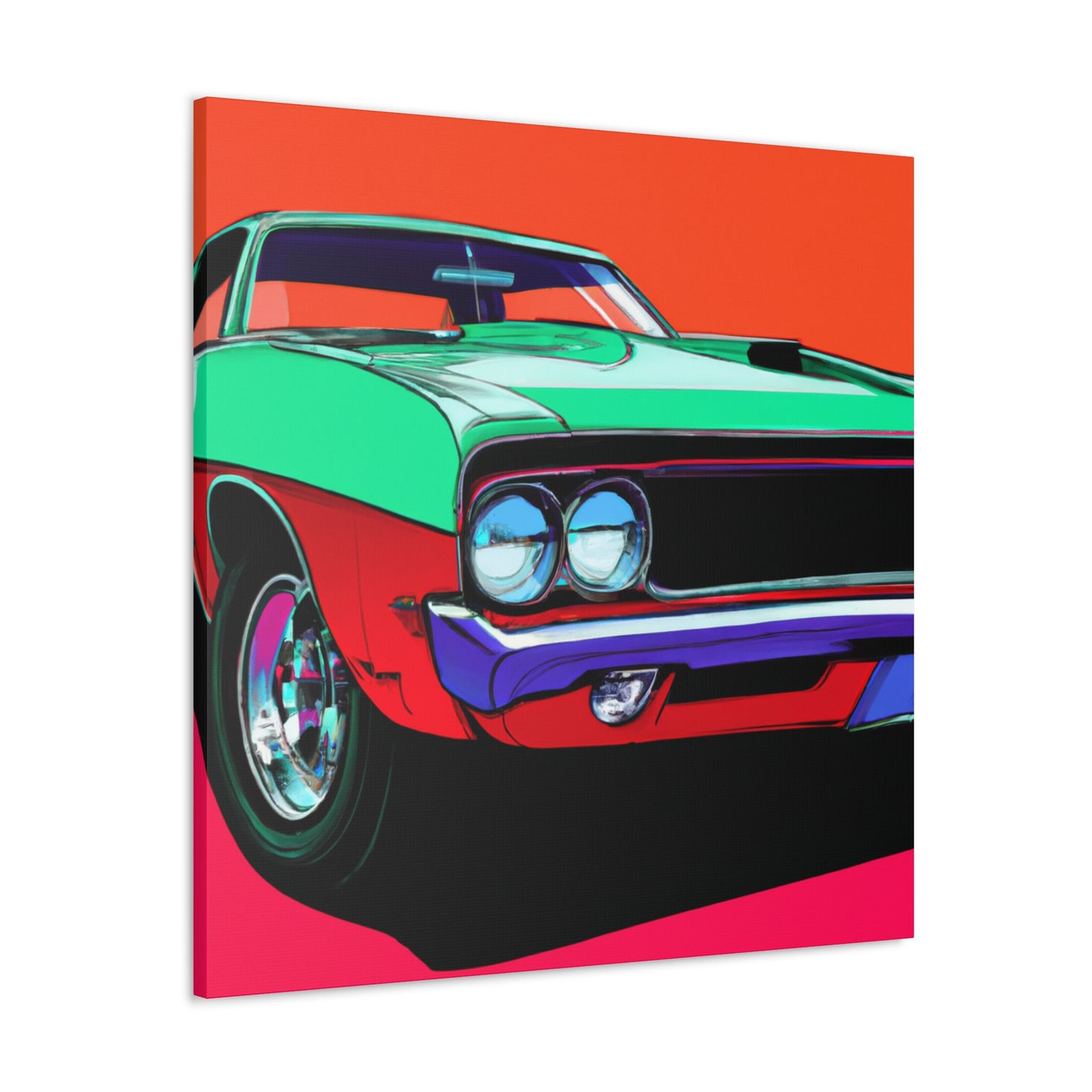 Blaze of Glory - Automobile - Canvas