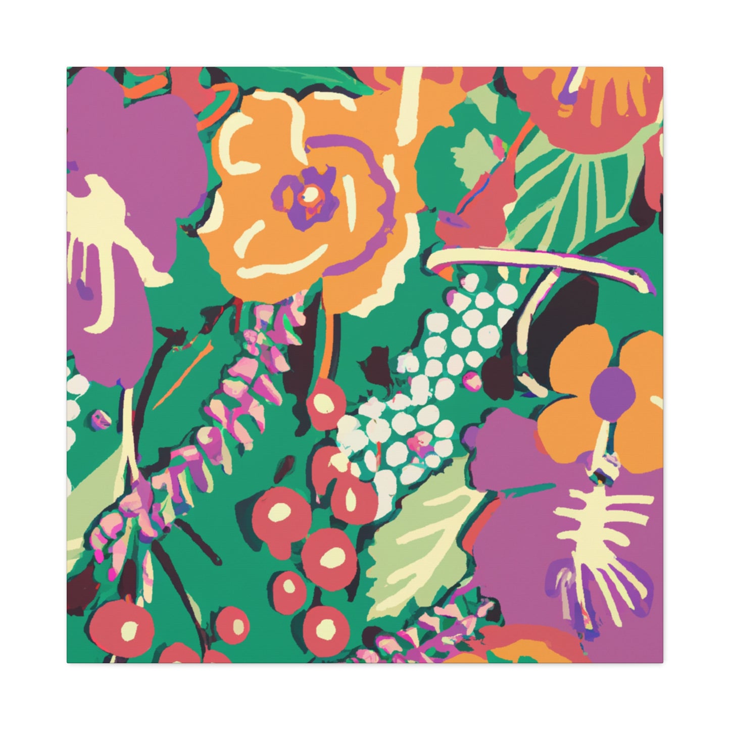 Blooming Breeze - Floral - Canvas