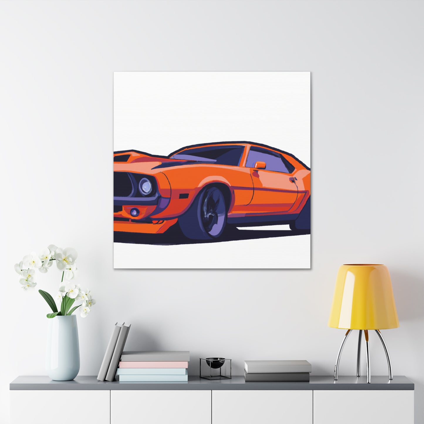 T-Bird Stallion - Automobile - Canvas