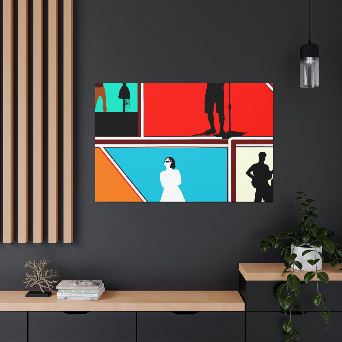 Rock-A-Console - Retro Music and Film Canvas
