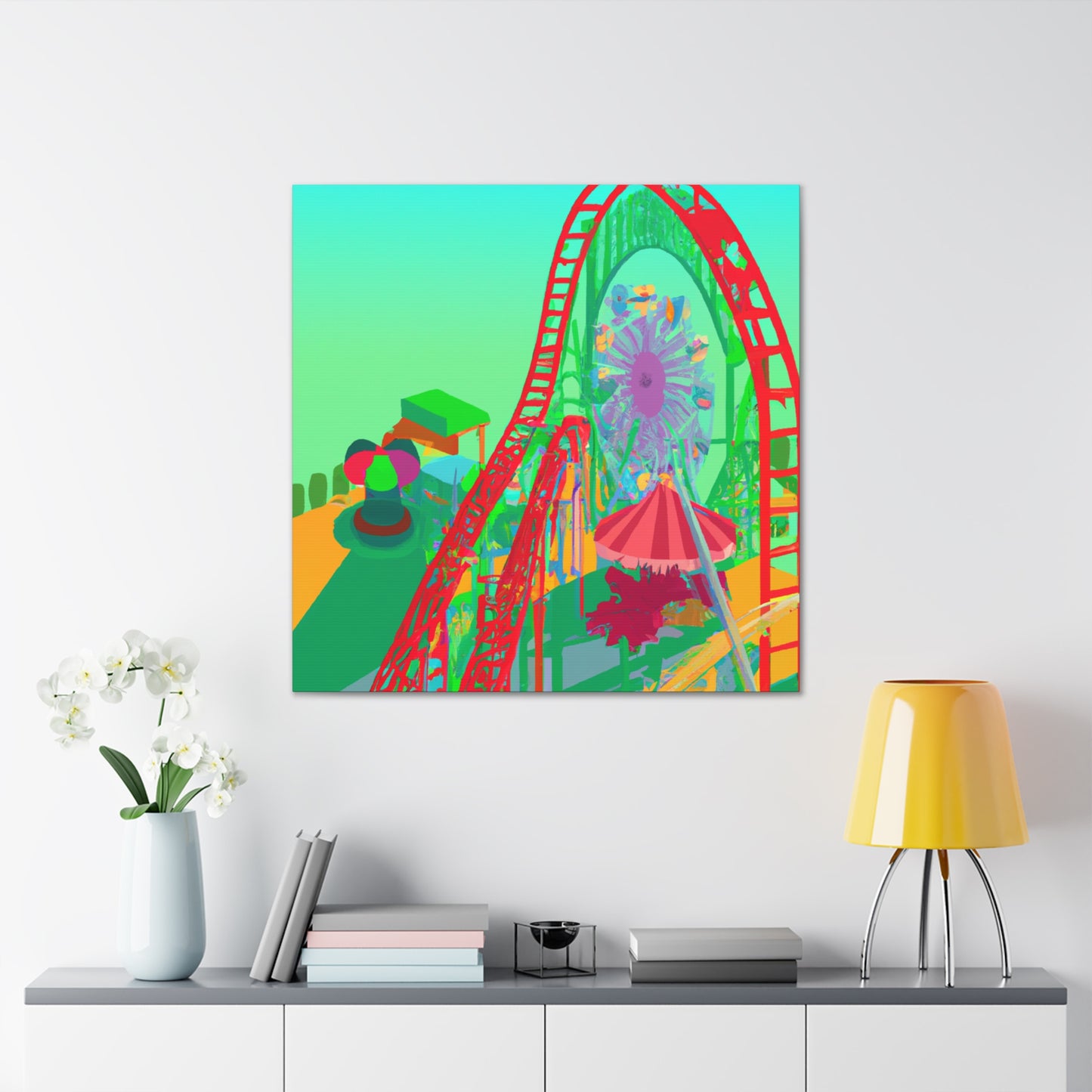 Wild Rockin' Rides - Amusement - Canvas