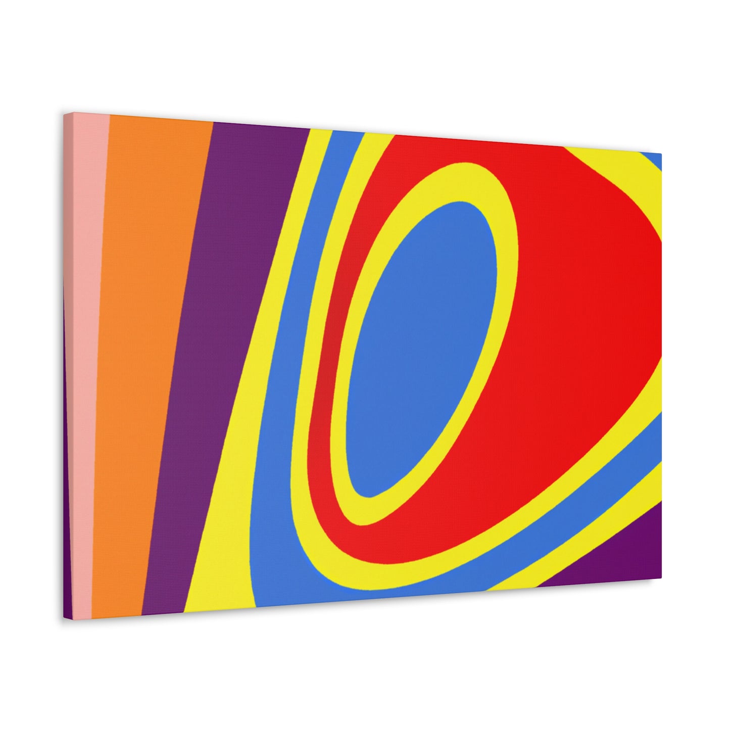 Aqua Sunray - Abstract - Canvas