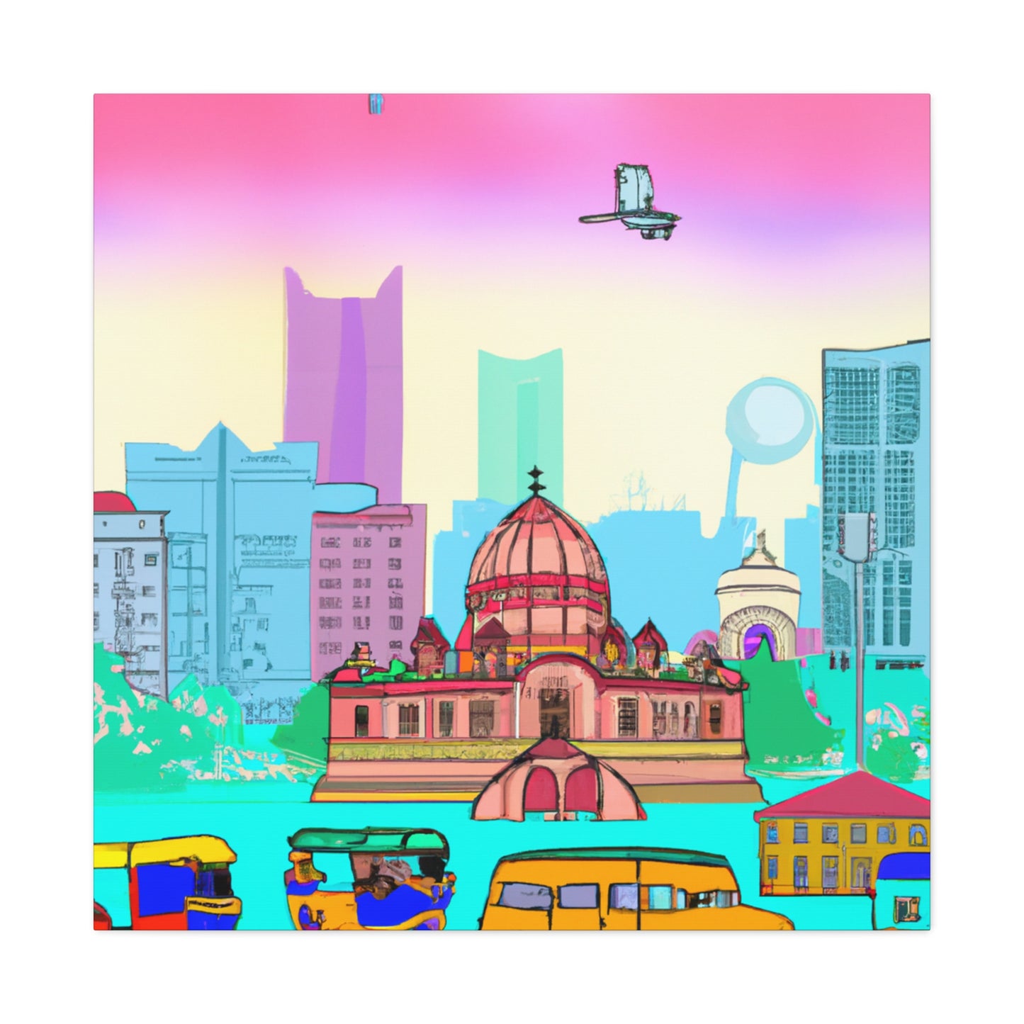 Ajanta Caves - Destination India - Canvas