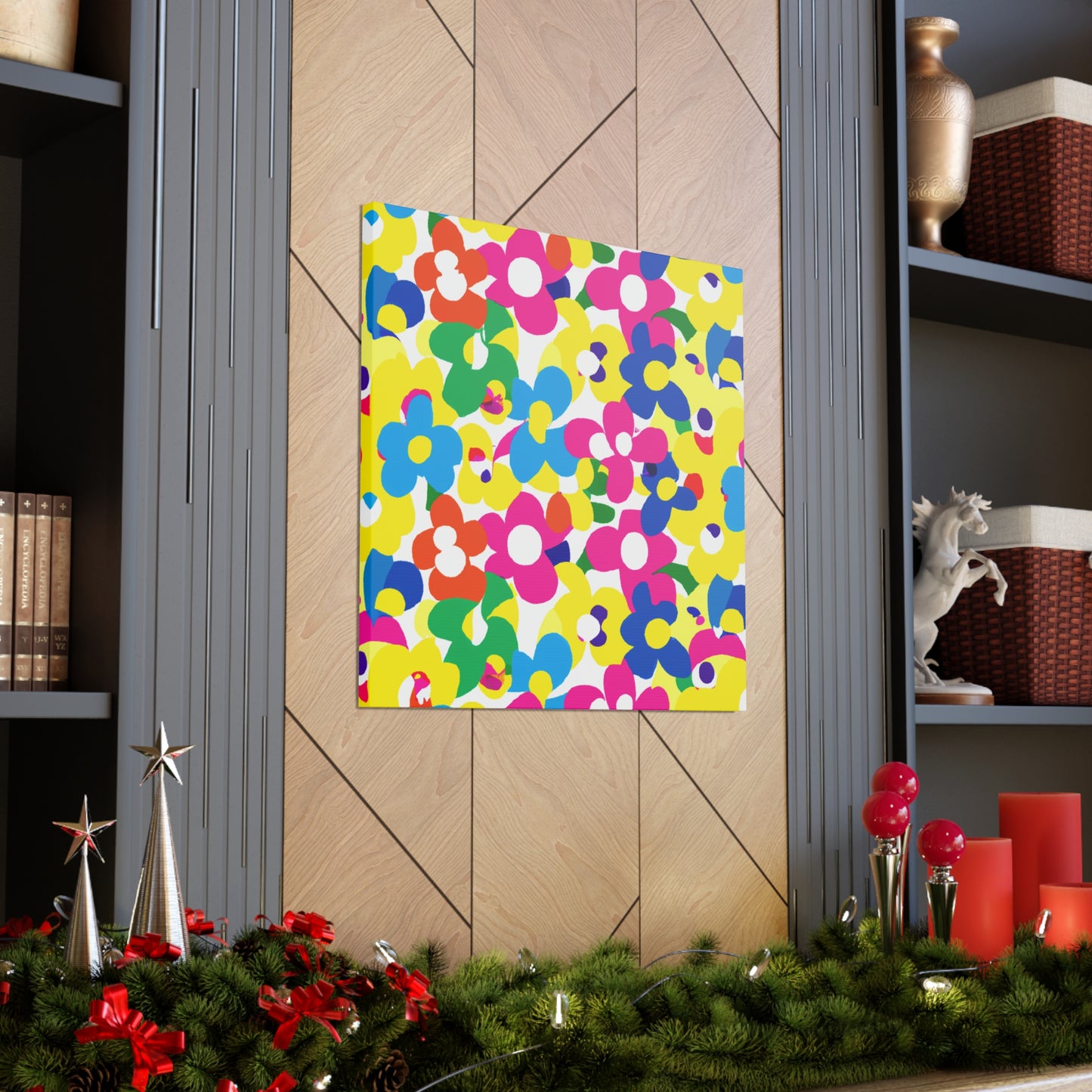 Floral Facets - Floral Canvas