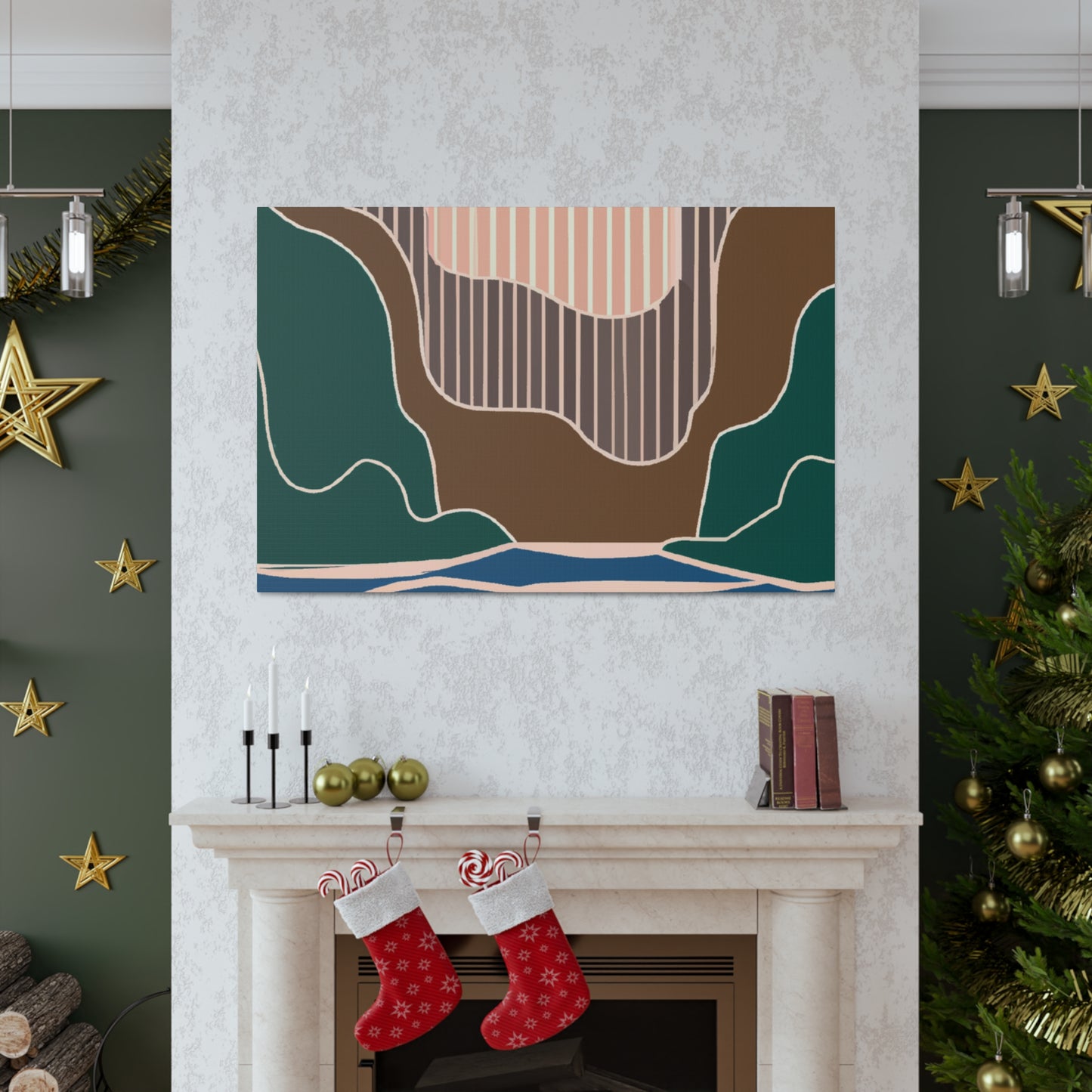 Whimsyfalls - Midcentury Canvas