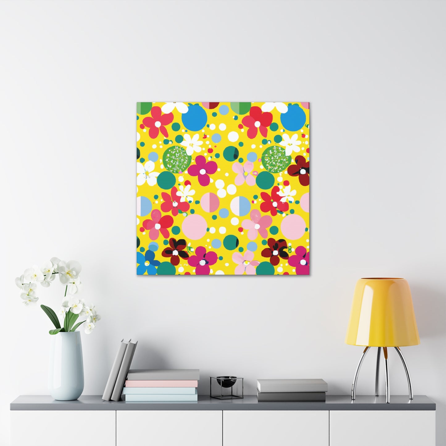 "Floral Symphony" - Floral Canvas