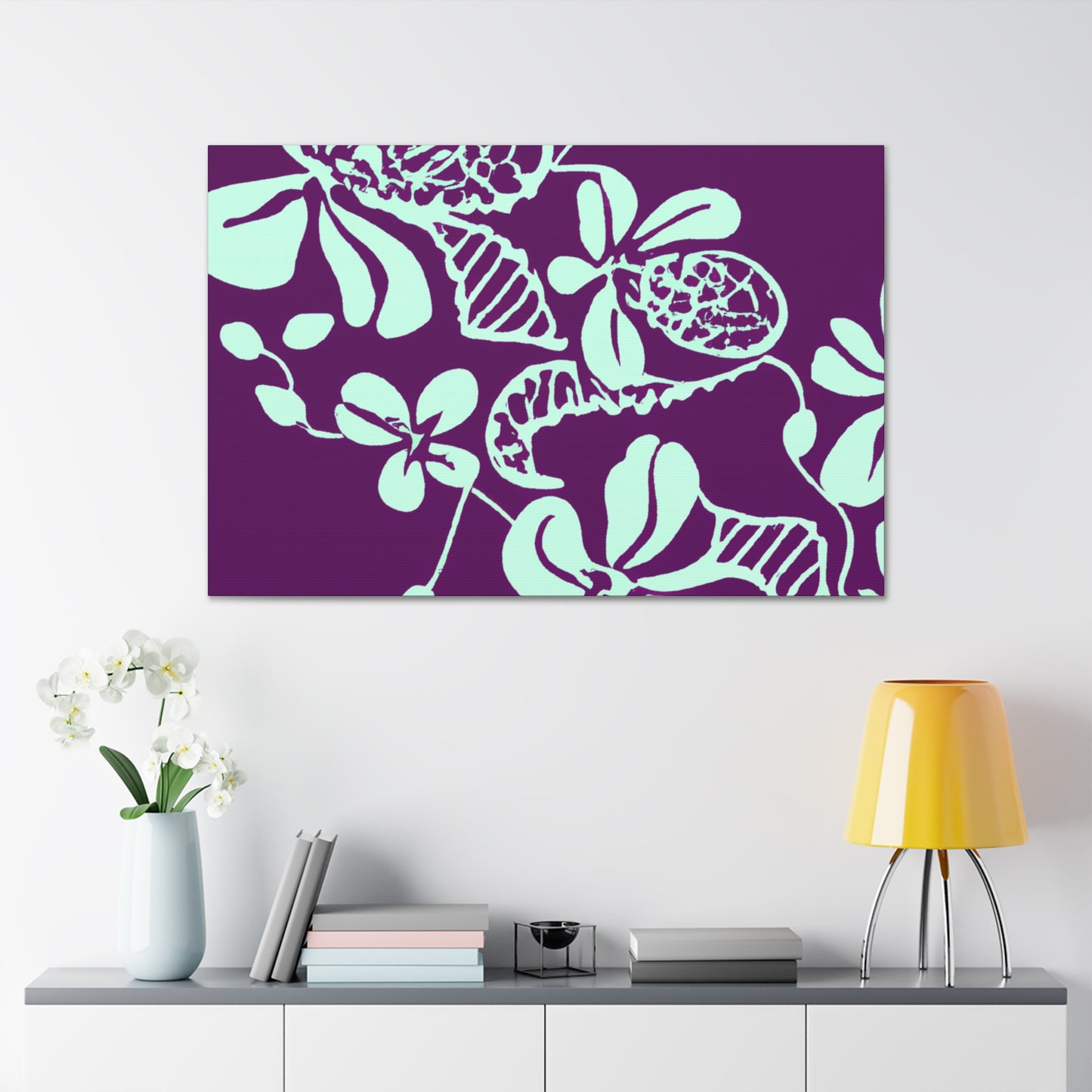 Glowtopia - Floral - Canvas
