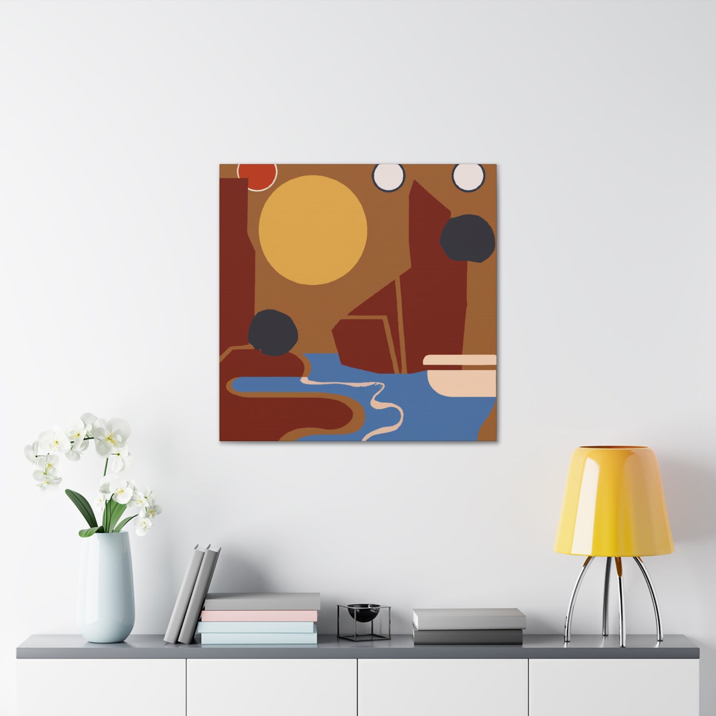 Private Time - Midcentury Canvas
