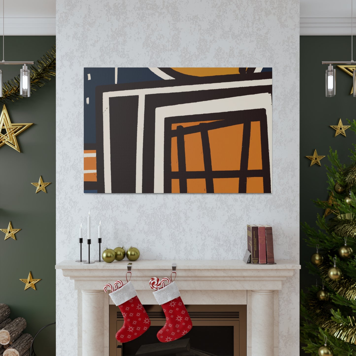 Edgy - Midcentury Canvas