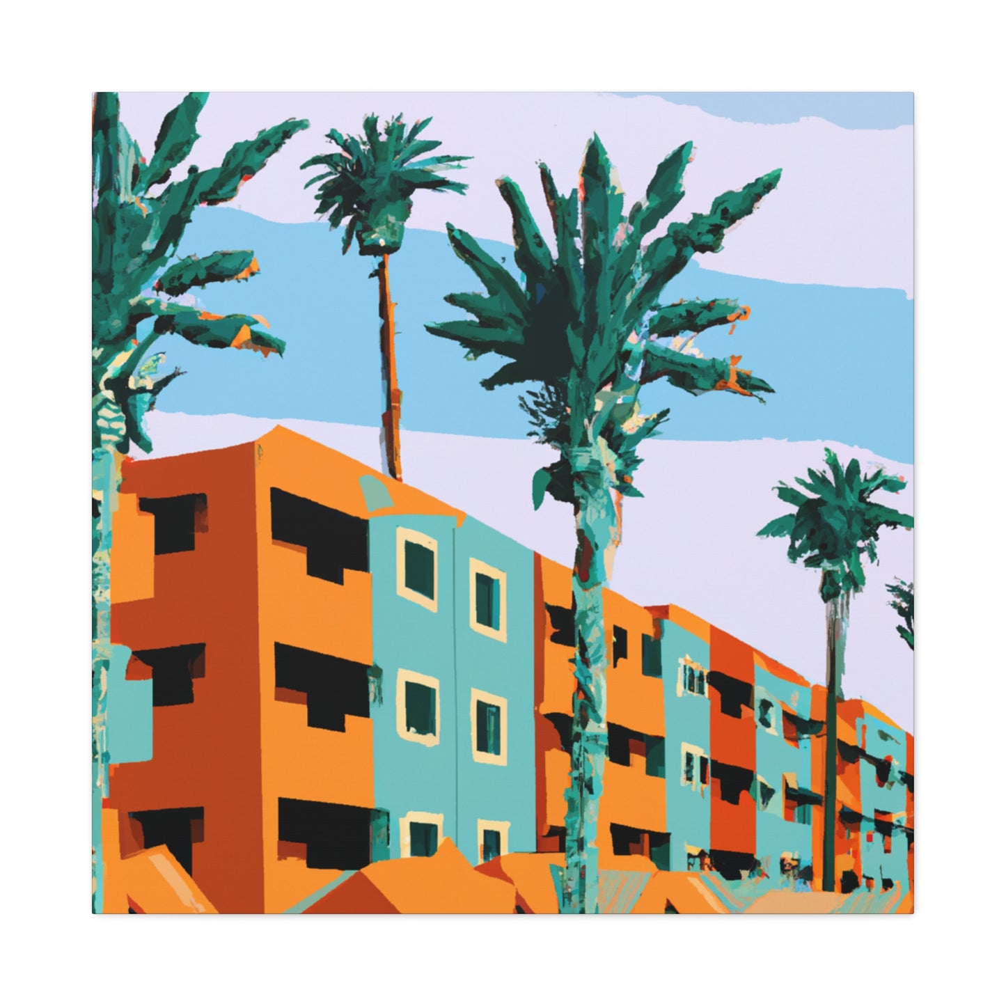 Parched Palette - Architectural - Canvas