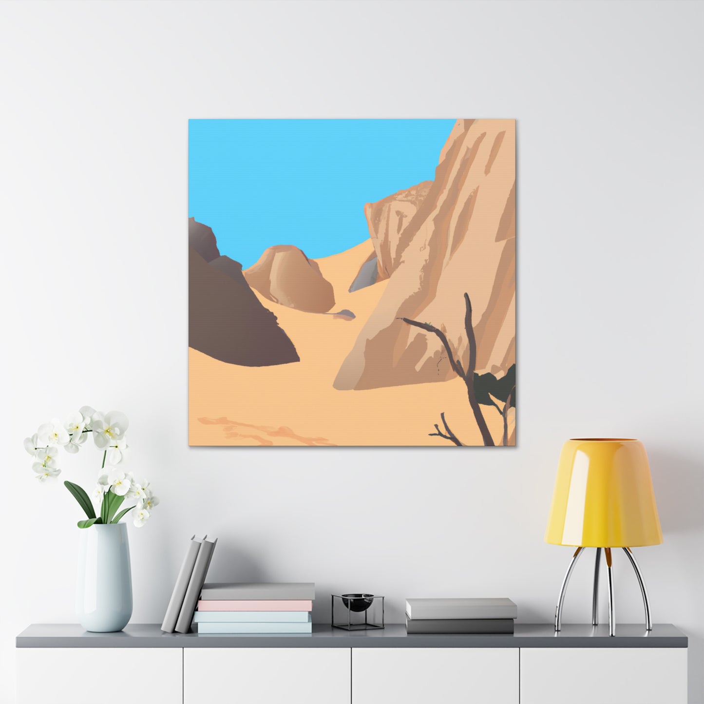 Sandy Oasis - Landscape - Canvas