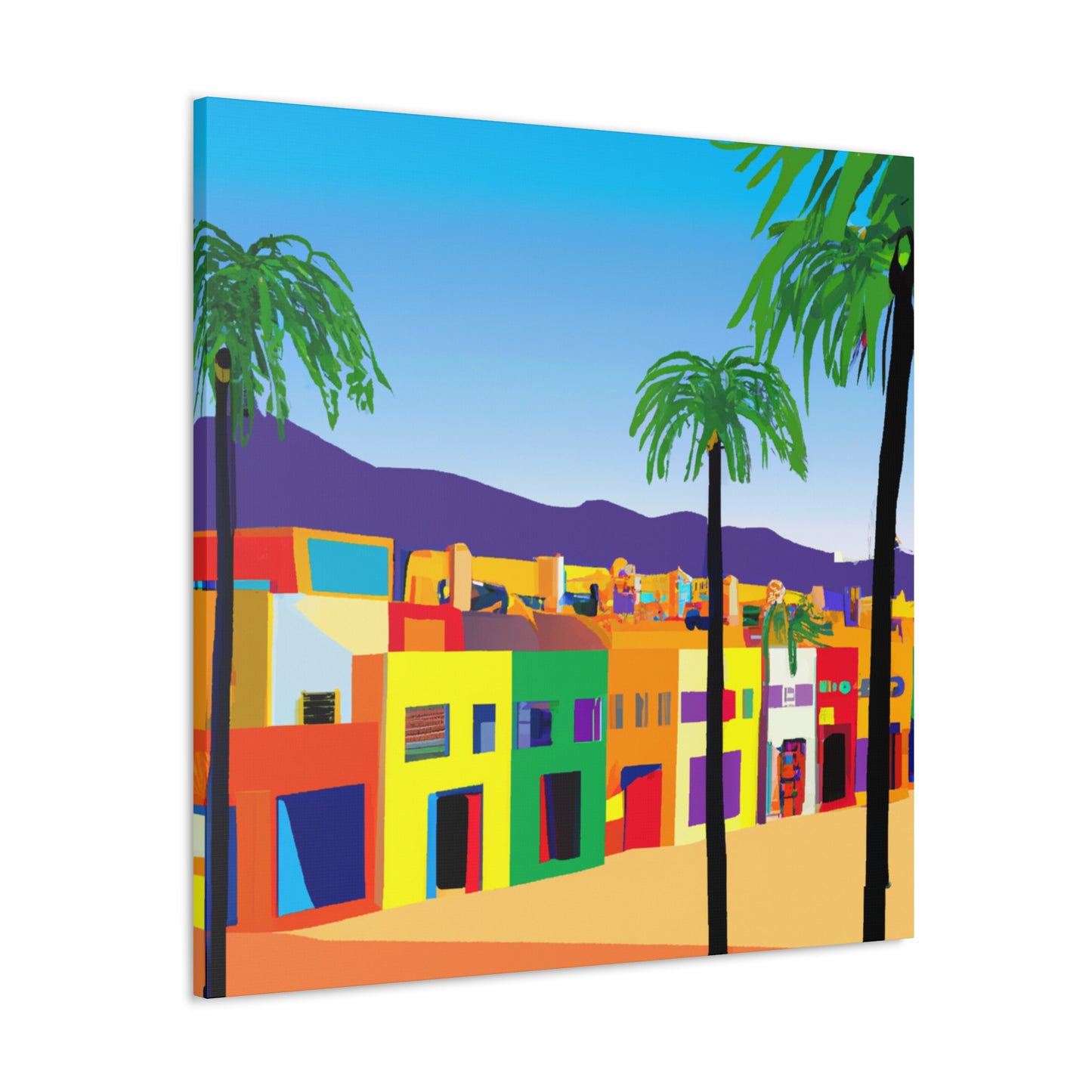 Sahara Sculpture - Architectural - Canvas