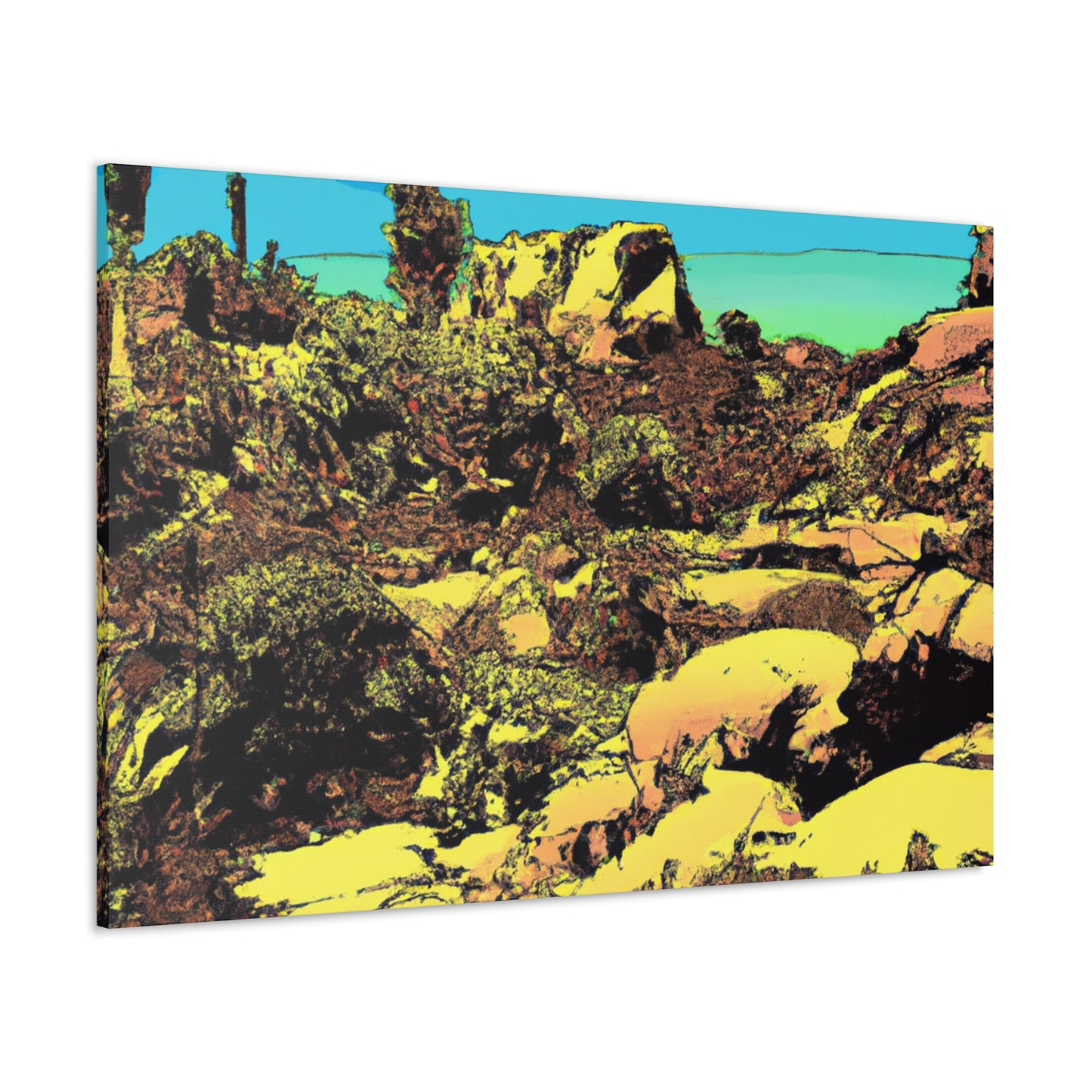Sunbaked Horizon - Landscape - Canvas