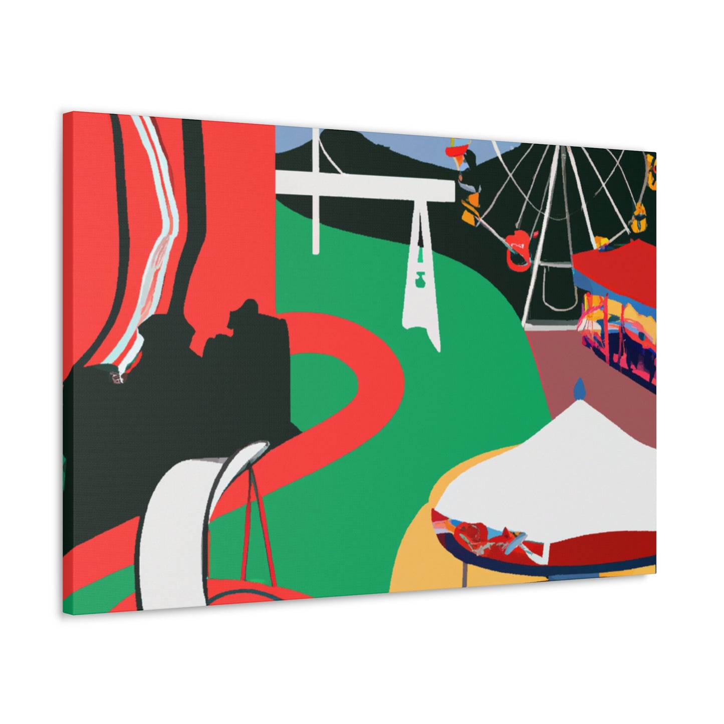 Crazy Carousel - Amusement - Canvas