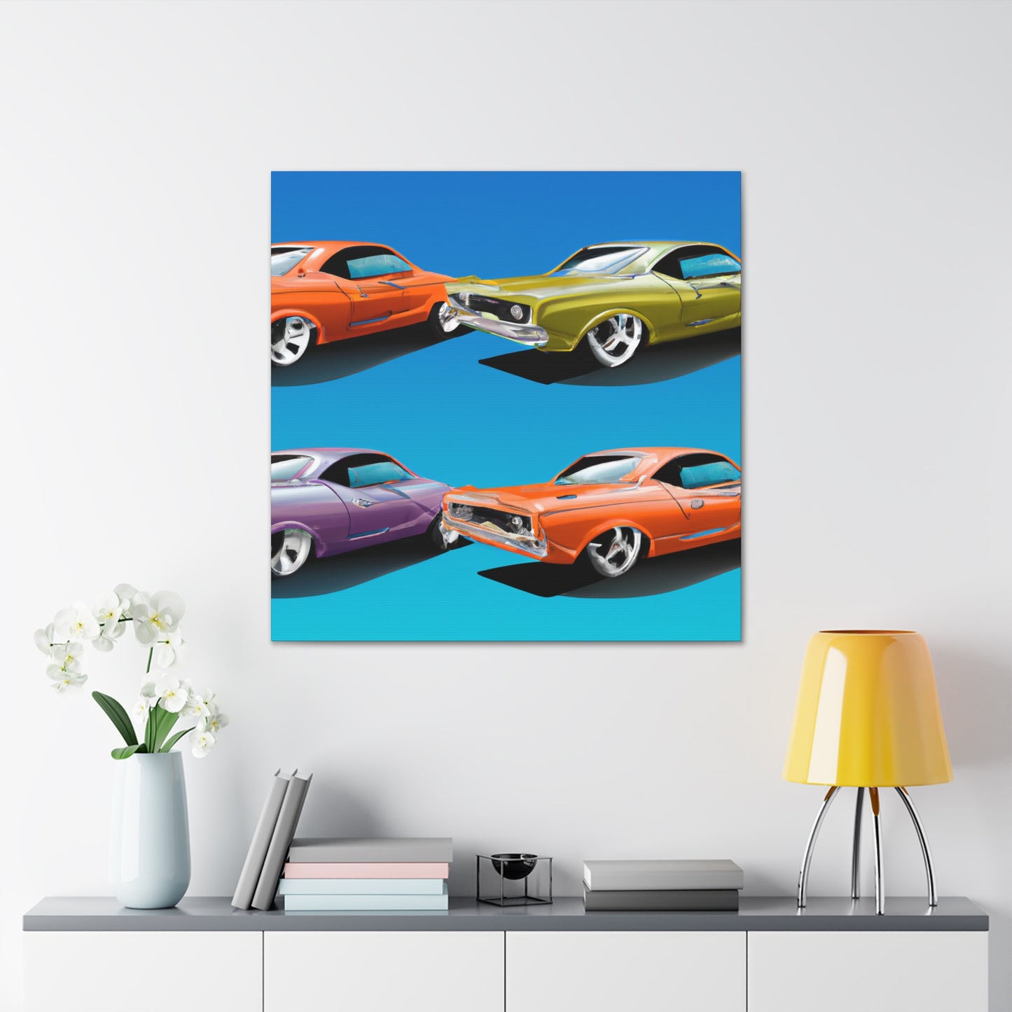 Blue Streak - Automobile - Canvas
