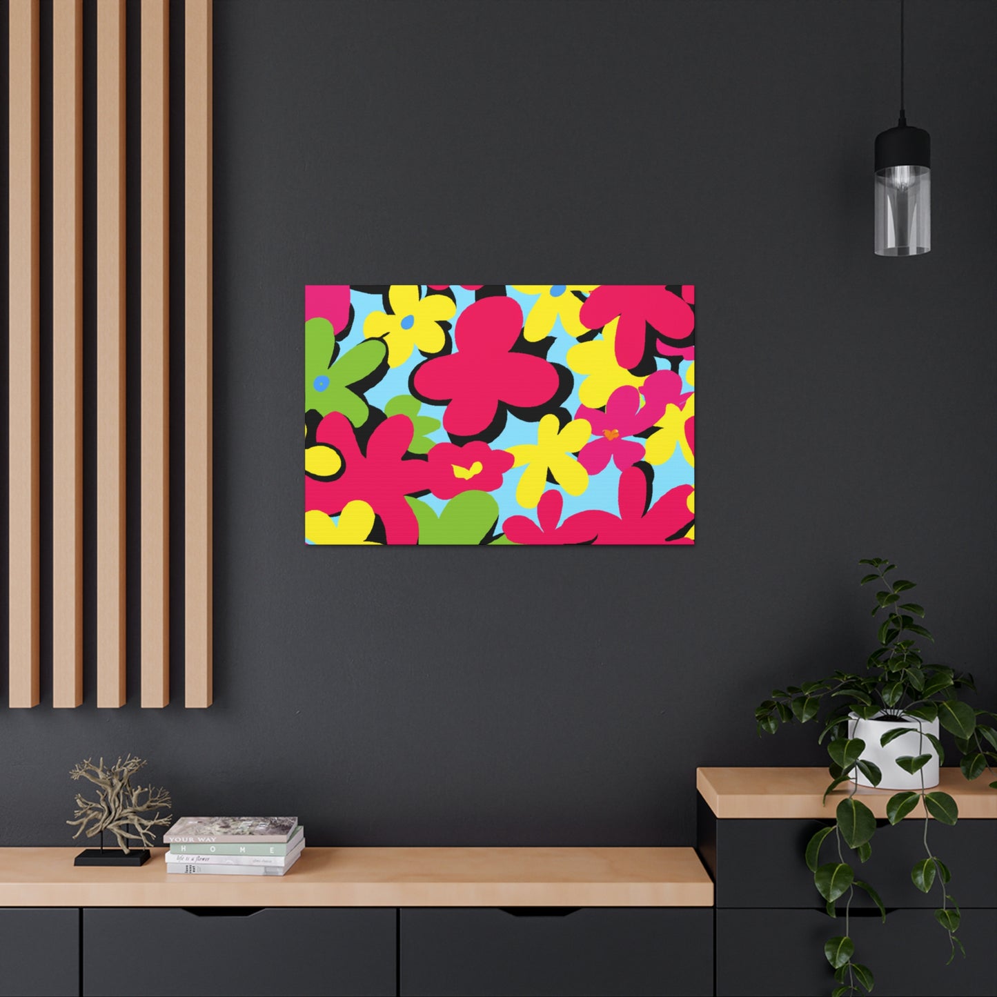 Flower Fields of Fortune - Floral Canvas