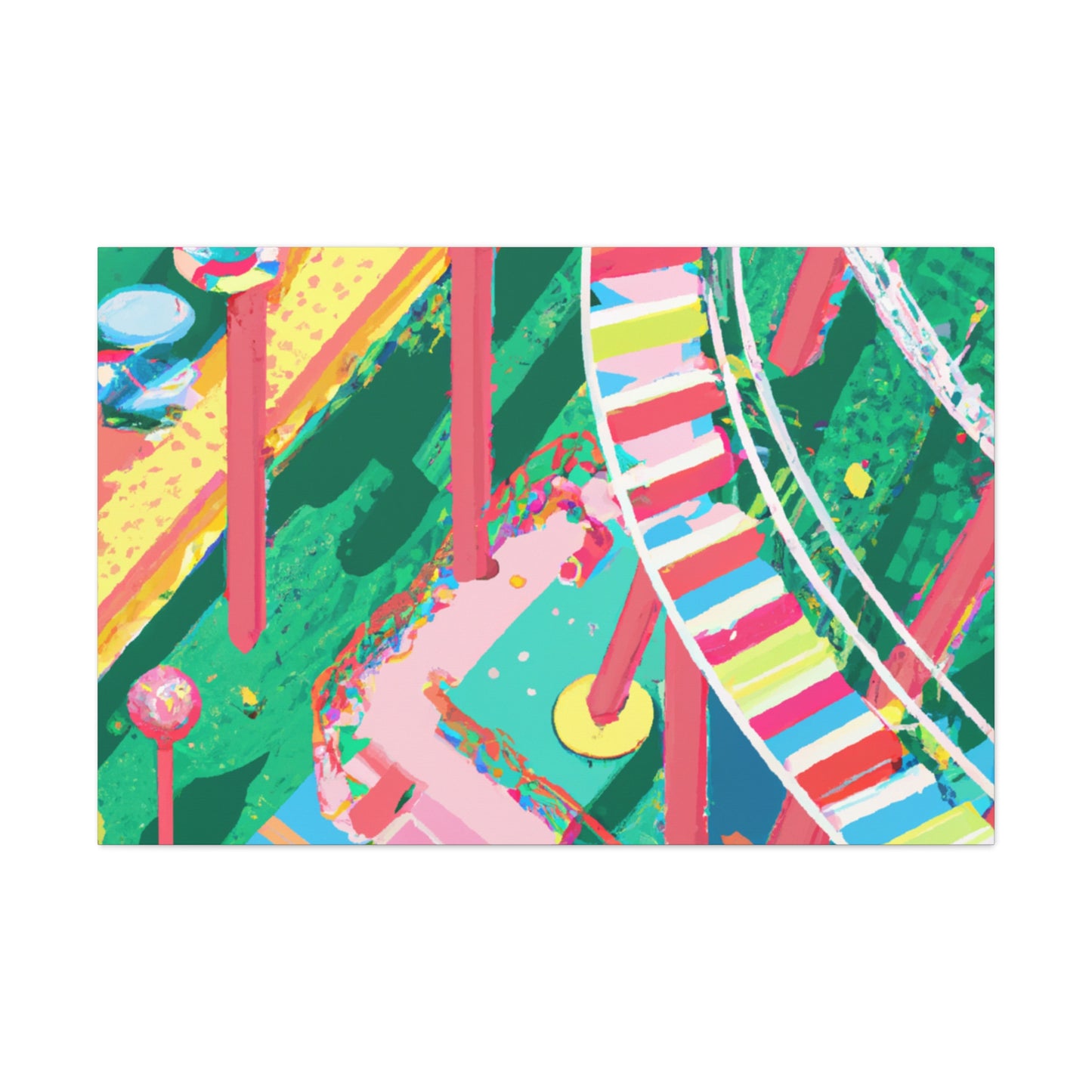 Candyland Vista - Amusement - Canvas