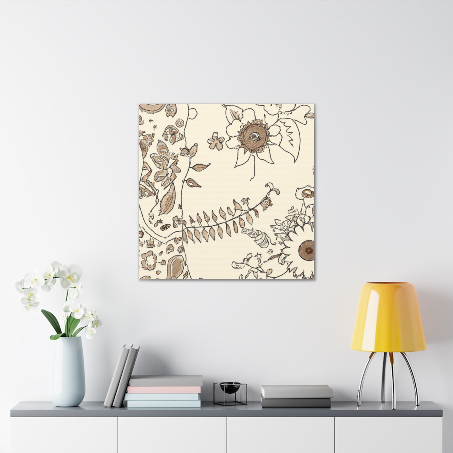 Blossomway - Floral - Canvas