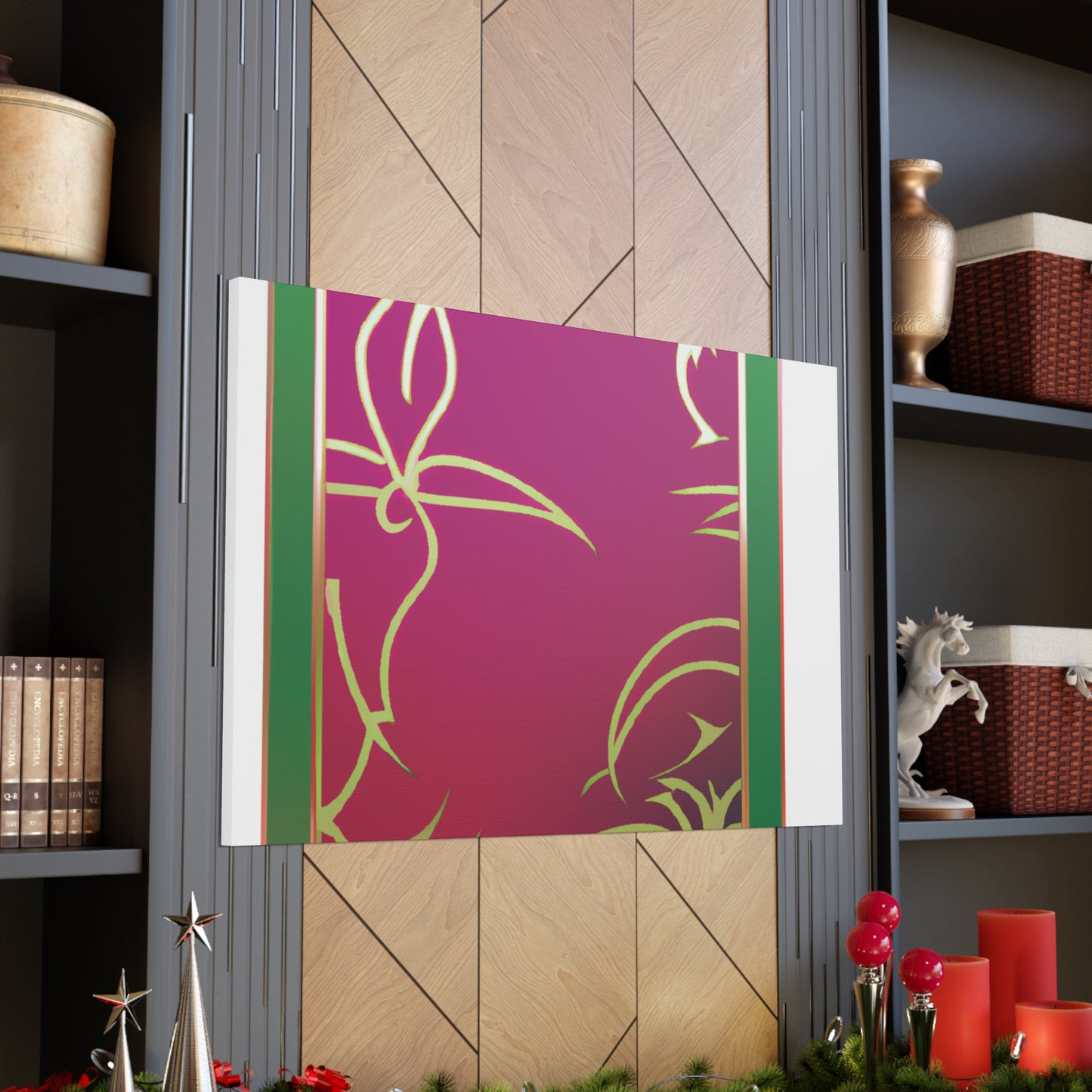 Pink Panel - Glass Canvas