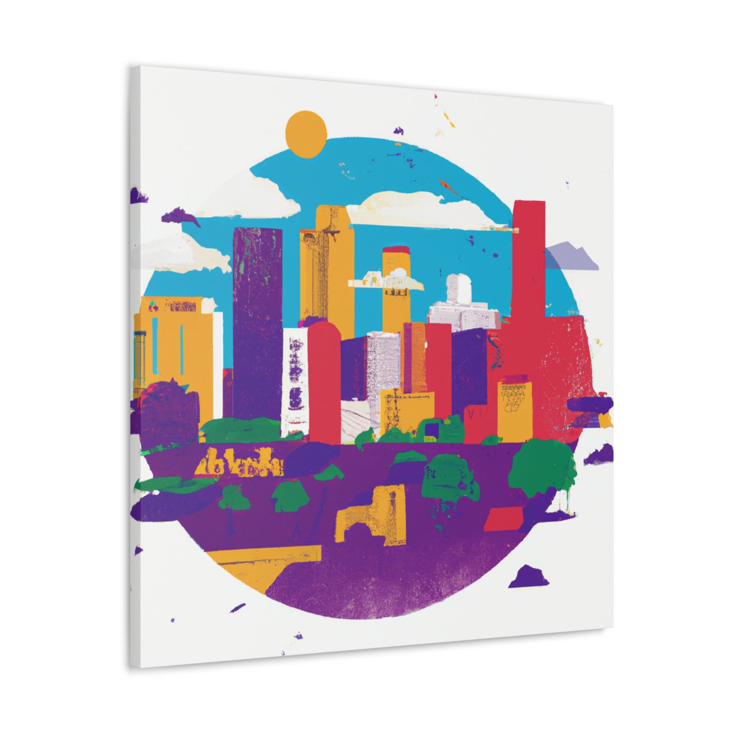 KindleVista - South America - Canvas