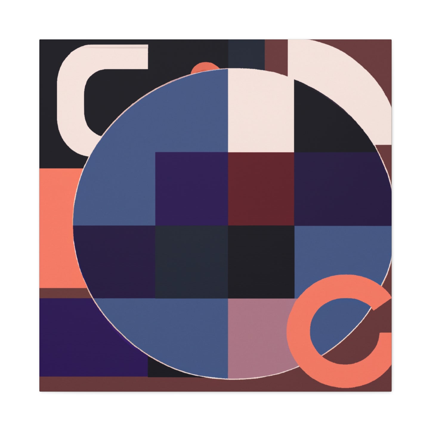 Scrollscape- Midcentury - Canvas