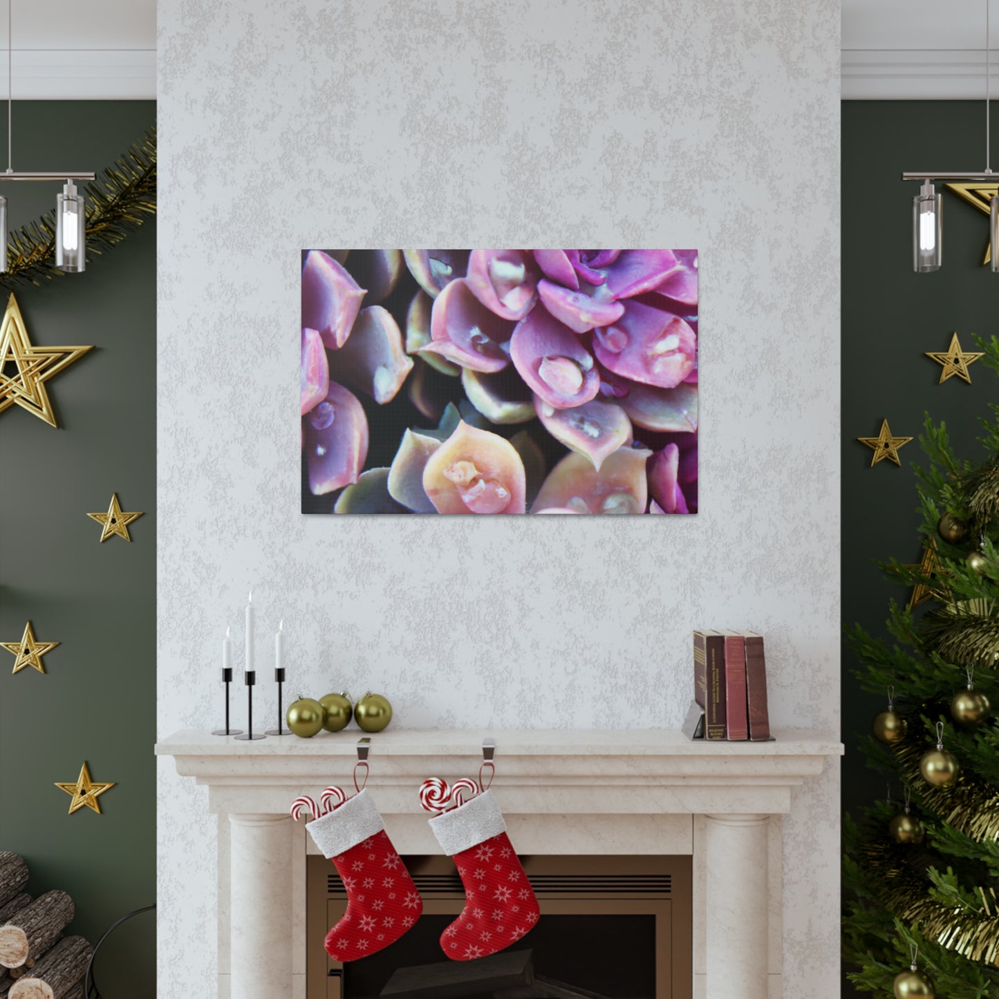 Garden of Splendor. - Canvas - Succulent