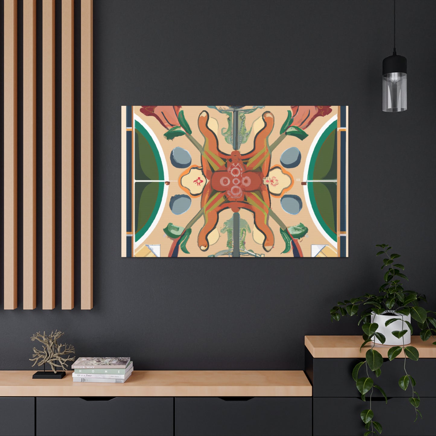 Victorian Star - Midcentury Canvas
