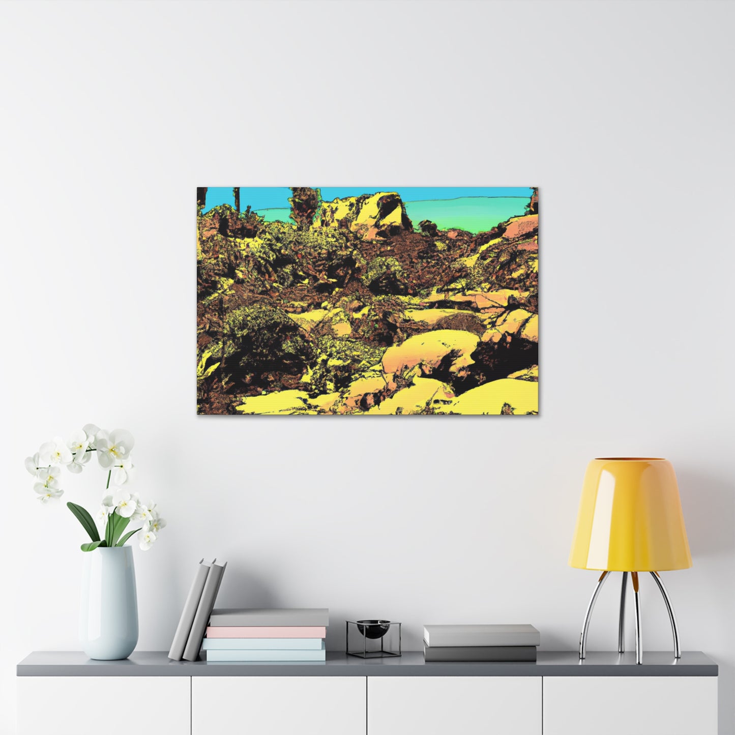 Sunbaked Horizon - Landscape - Canvas