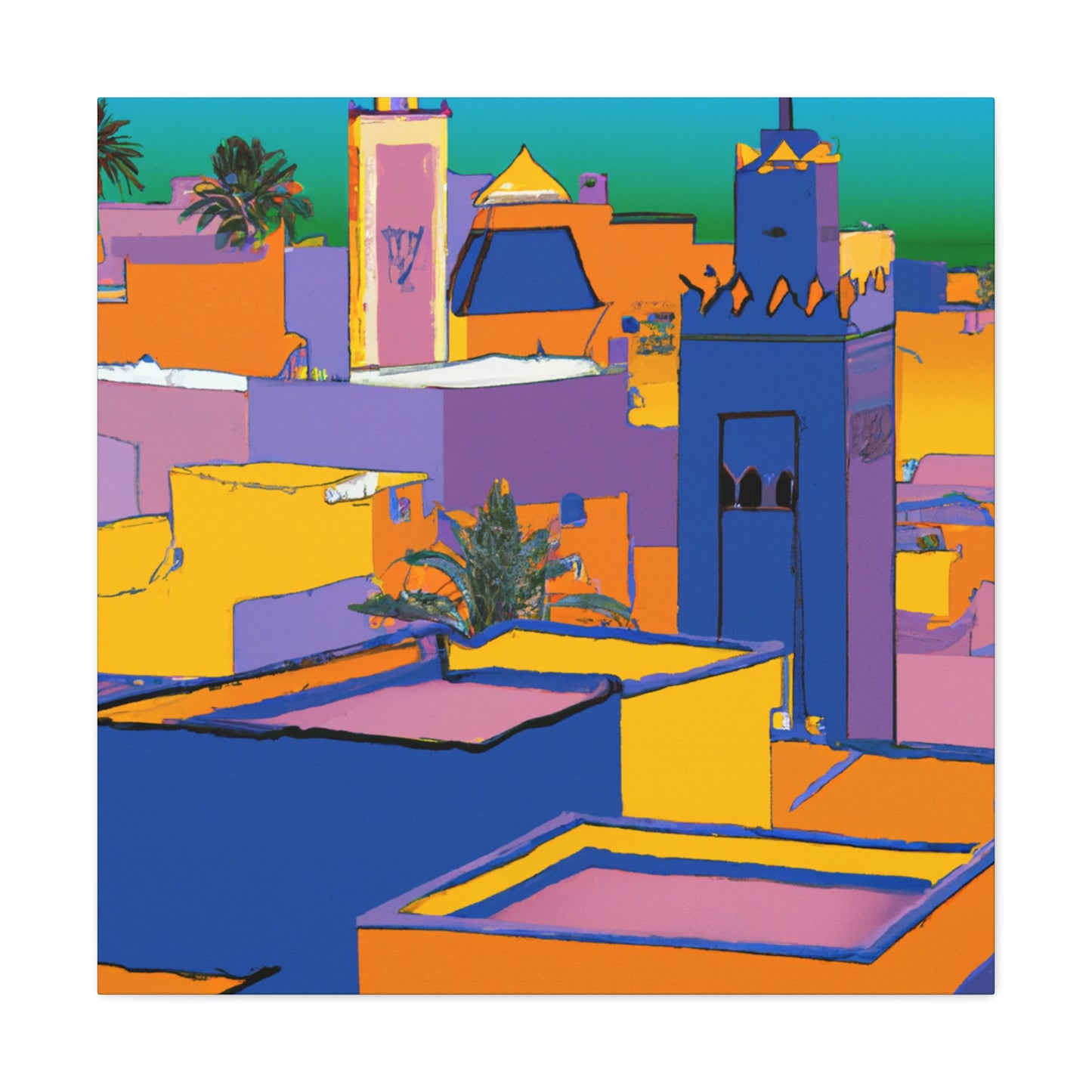 Ali Mustafa - Morraco - Canvas