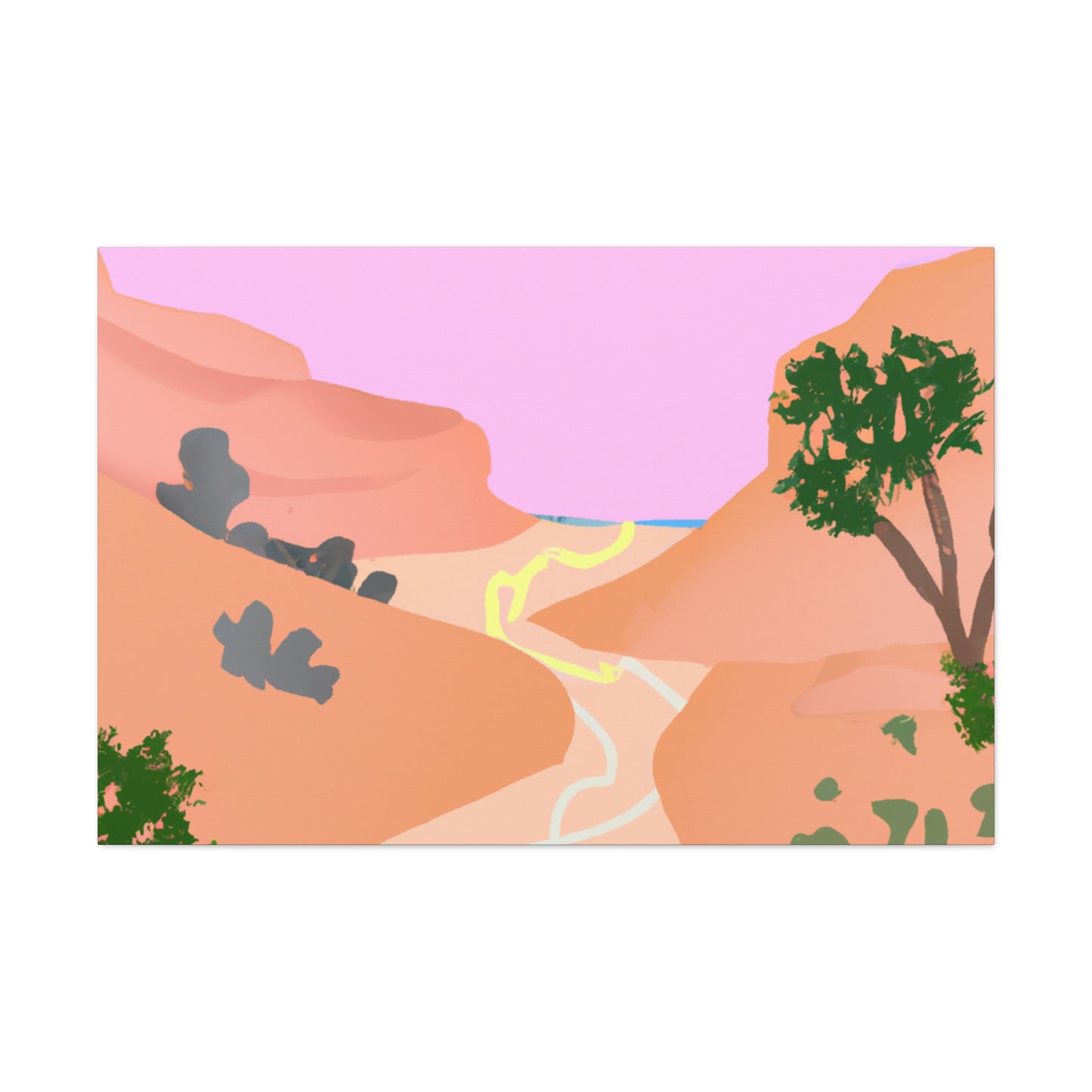 Flaming Dunes - Landscape - Canvas