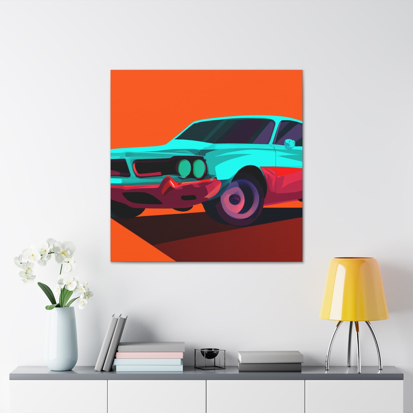Old Fireball - Automobile - Canvas