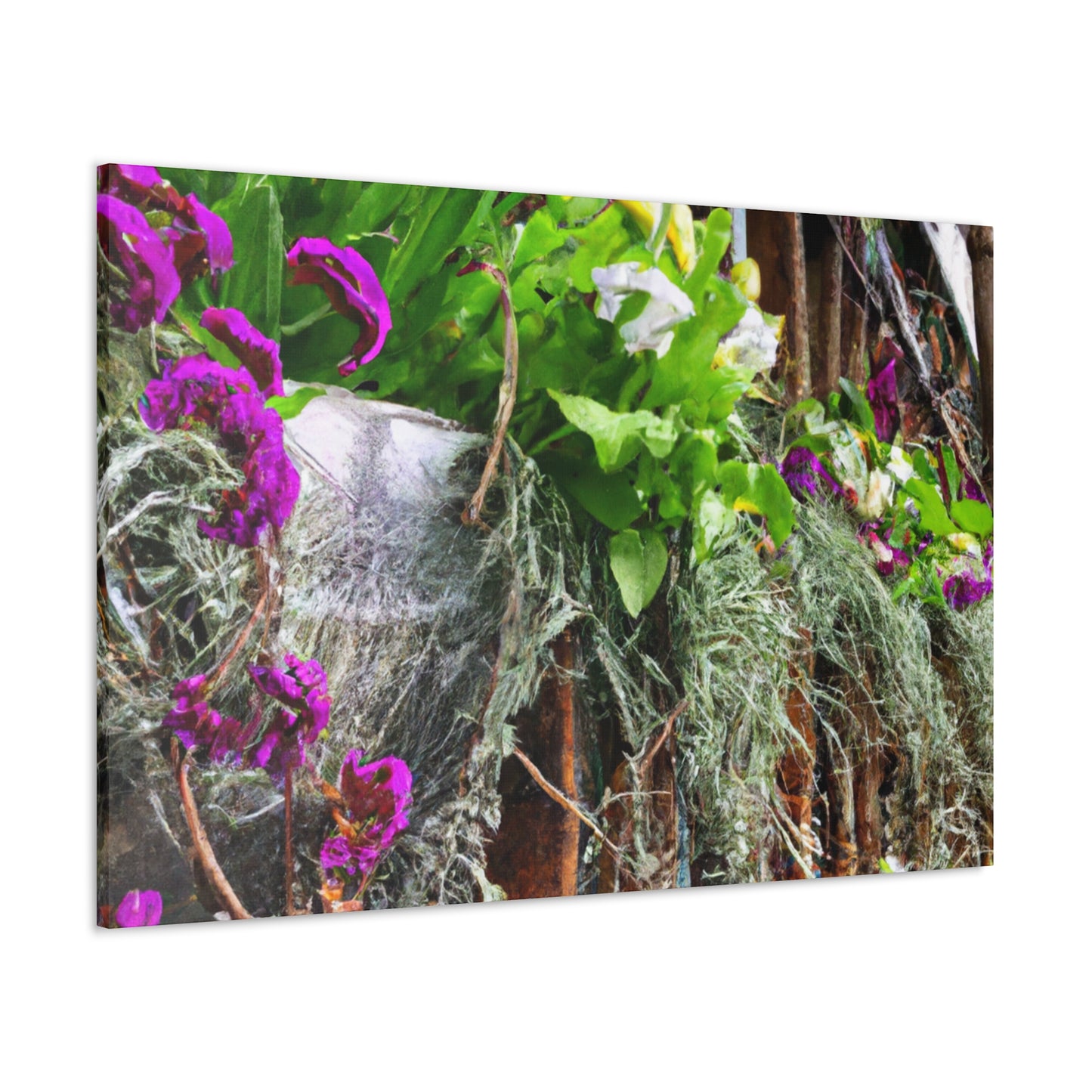 "Garden of Abundance" - Floral Canvas