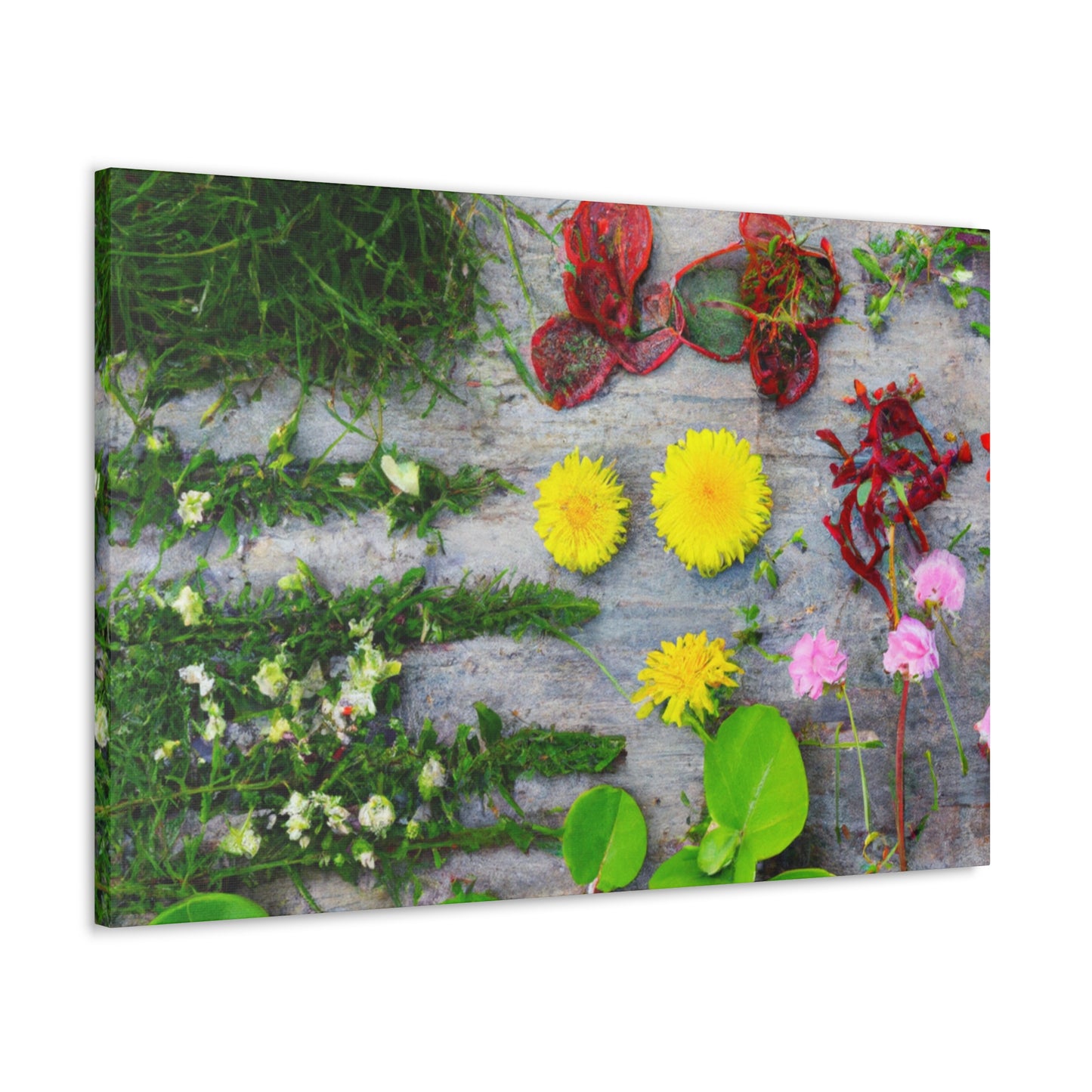"Garden Glimmer" - Canvas - Floral
