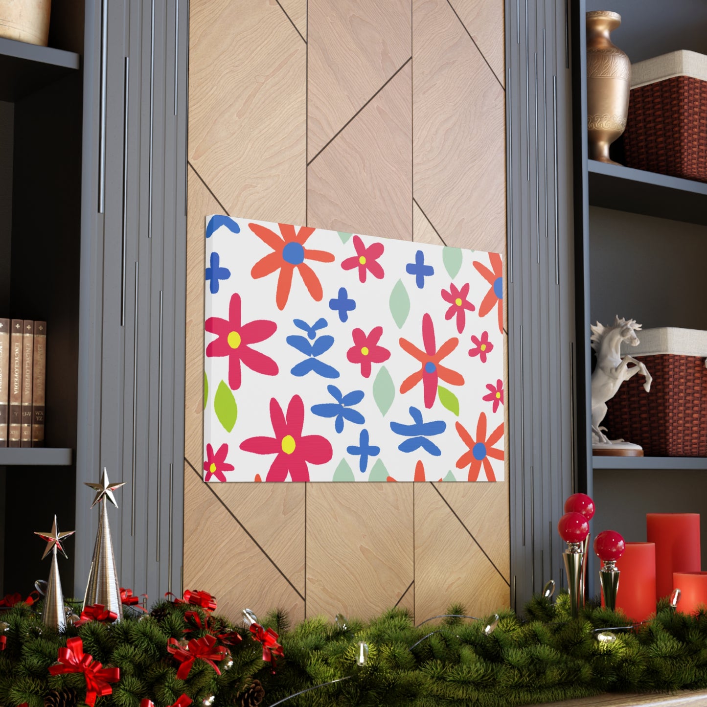 Blooming Joyfulness - Floral Canvas