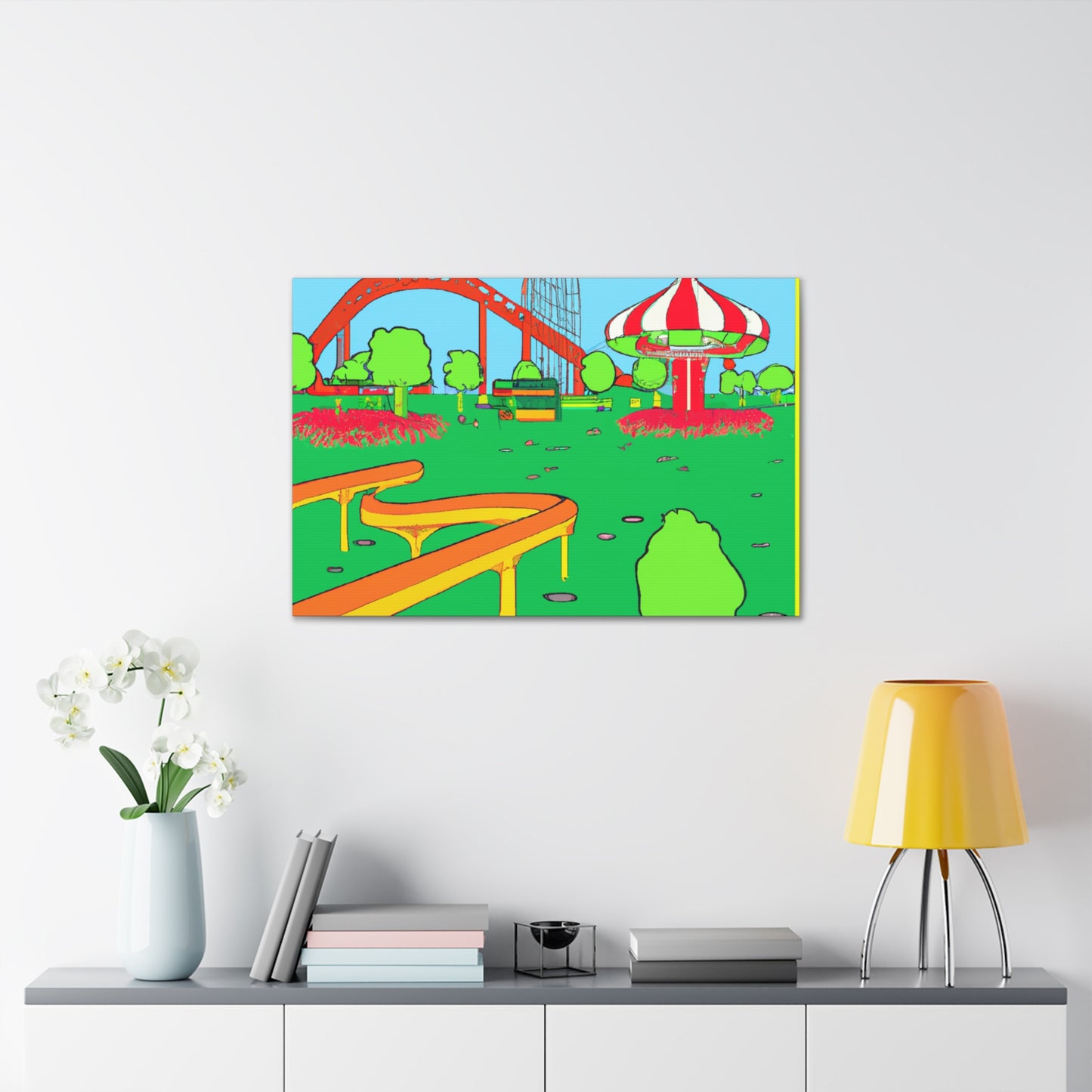 Enchanted Flora- Landscape - Canvas