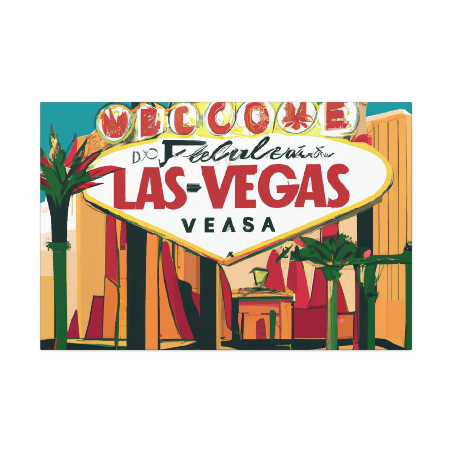 Vegas Dreamville - Destination Vegas - Canvas